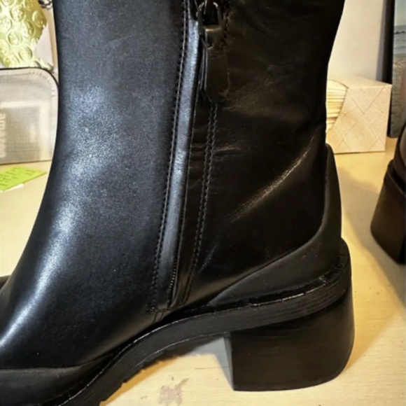 Tory Burch Leather Ankle Boots - Perfect Black, women's size 9 - Picture 5 of 9